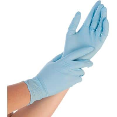 Alternatief Assortiment Tegen de wil Hygostar Handschoenen Safe Light Maat S Nitrile Blauw Poedervrij 100 Stuks  | Viking Direct BE