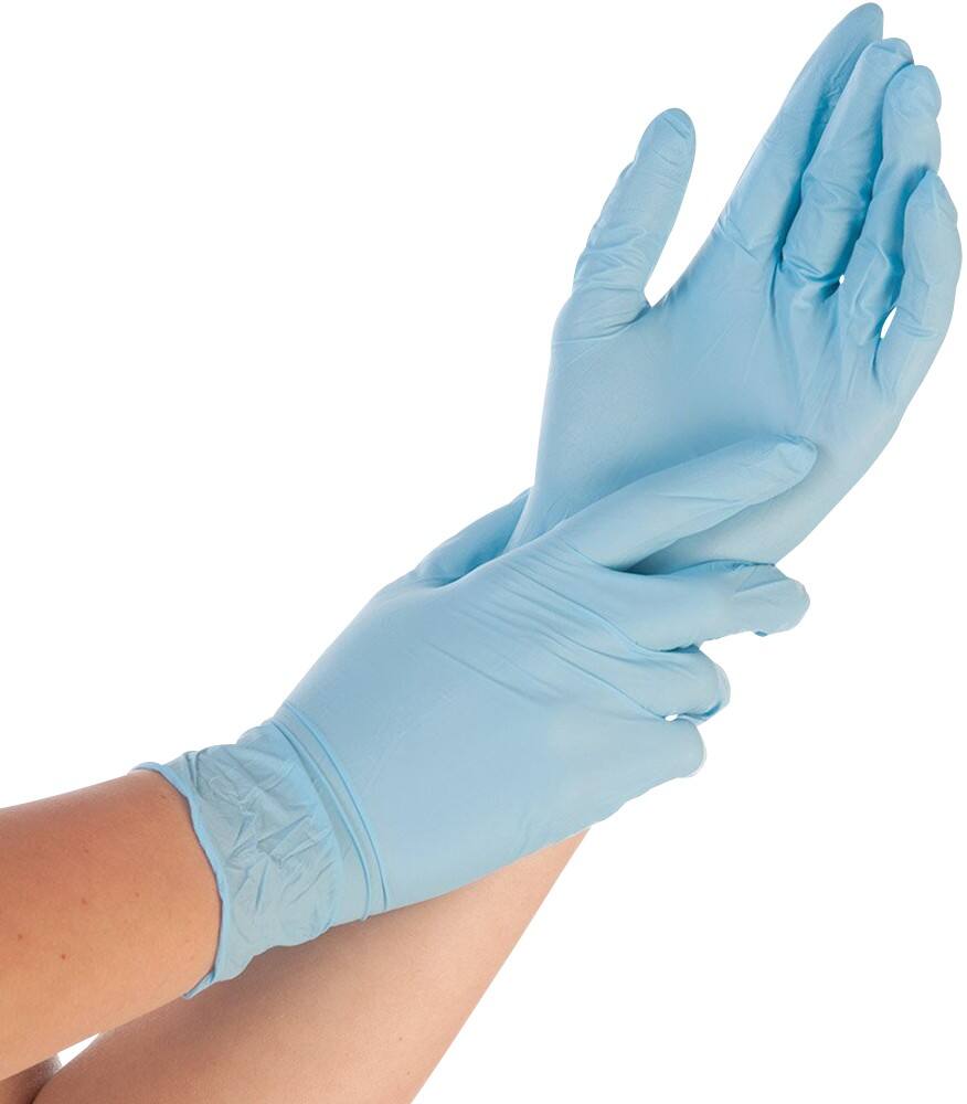 Hygostar Wegwerp Handschoenen Safe Light Maat XL Nitrile Blauw Poedervrij 100 Stuks