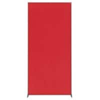 Nobo vrijstaande scheidingsscherm Impression Pro 600 mm x 1800 mm x 300 mm vilt, Rood