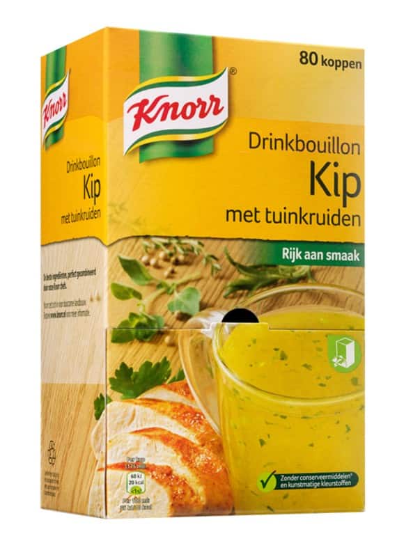 Knorr Drinkbouillon Kip met tuinkruiden 80 Stuks