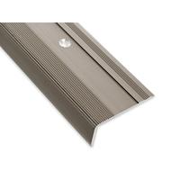 Profil de bord d'escalier Casa Pura Glory aluminium L forme Dark Bronze 1000 mm
