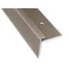 Profilé d’angle d'escalier Casa Pura Safety Aluminium forme en F Bronze foncé 1000 mm