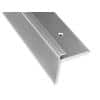 Profil de bord d'escalier Casa Pura forme de sécurité F aluminium argenté 1000 mm