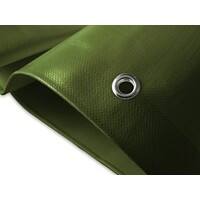 Bâche Casa Pura PEHD 140 G QM Vert, Bleu 1,5 x 6 M