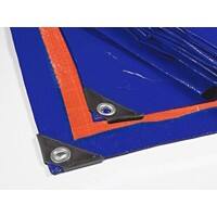 Couvercle en toile Casa Pura HDPE 140 G QM Bleu, Orange 3000 x 5000 mm