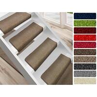 Tapis d'escalier FLOORDIREKT STEP Dynasty Velours Rectangulaire Brun clair