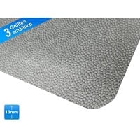 Tapis anti-fatigue etm à double couche Heavy Duty Soft-Kicks PVC, Vinyle Gris 600 x 900 mm