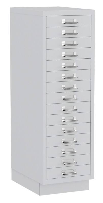 Ladekast OCH-15 15 laden lichtgrijs 930 x 280 x 420 mm (h x b x d)