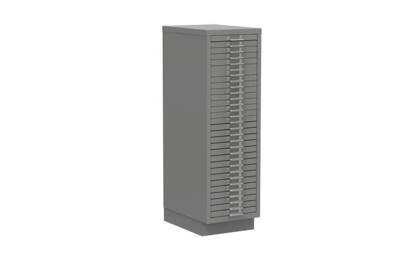 Ladekast OCH-30 30 laden grijs 930 x 280 x 420 mm (h x b x d)