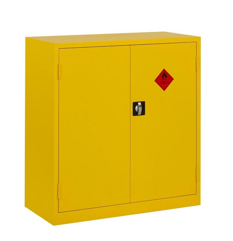 Ceha Veiligheidskast Metaal 1 Plank Afsluitbaar 1.000 x 450 x 1.060 mm Geel