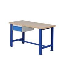 Vaste werkbank Blauw, wit 1500 x 700 x 990 mm