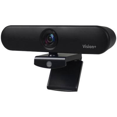 Webcam USB-A JPL Vision+, USB-C Double microphone 2MP Caméra numérique 1080p Noir