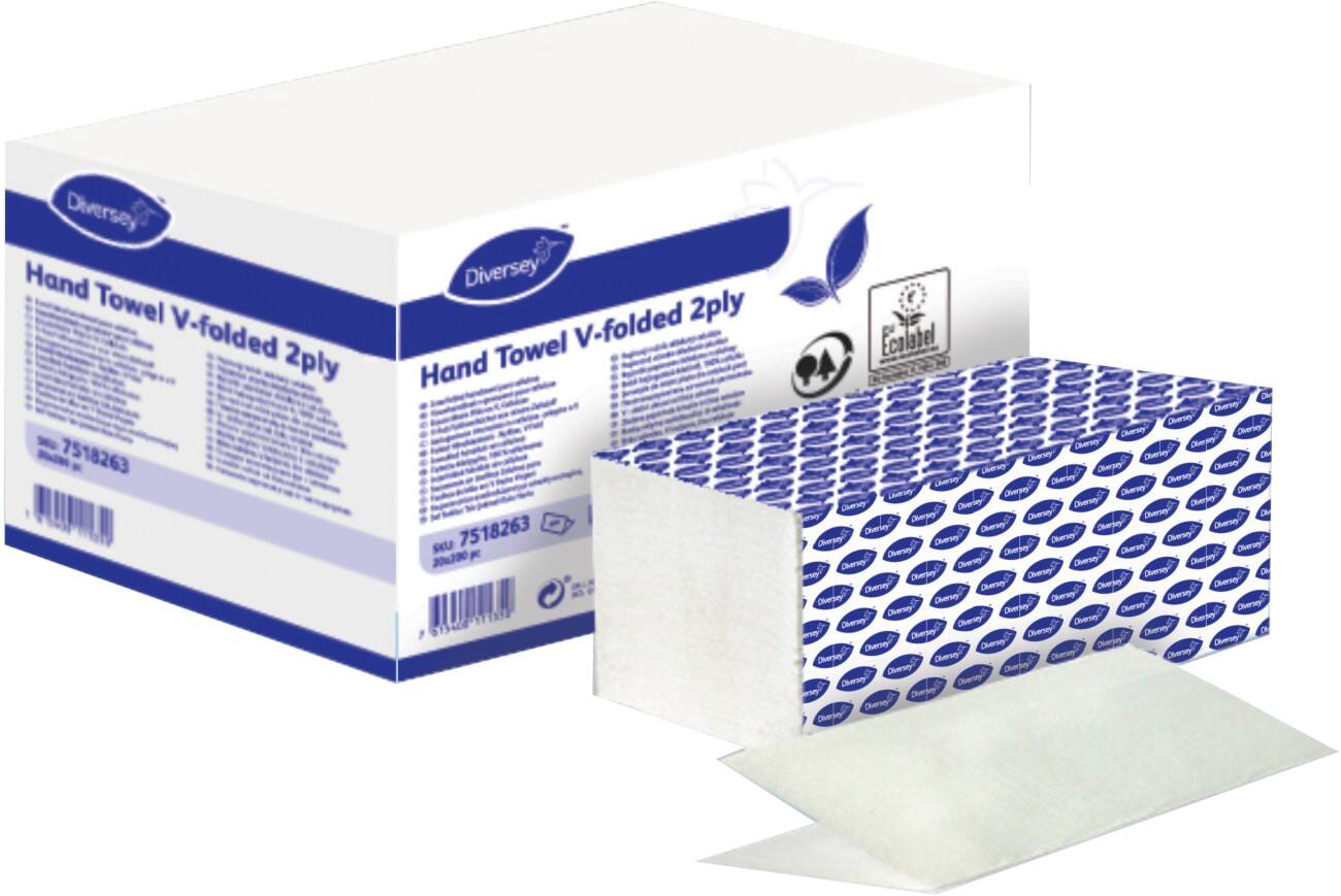 Diversey Handdoeken V-vouw Wit 20 Stuks à 200 Vellen
