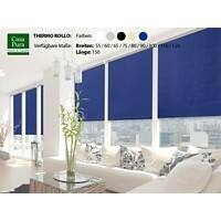 Stores occultants thermiques Casa Pura PS Bleu marine 1500 x 600 mm