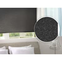 Stores occultants Casa Pura Jour-Nuit Tissu Noir 1500 x 1200 mm