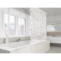 Store de douche Casa Pura Sunny Bubbles PEVA Transparent 2400 x 1600 mm