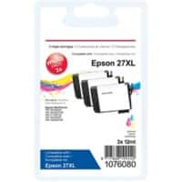 Viking 27XL compatibele Epson inktcartridge cyaan, magenta, geel multipak 3 stuks