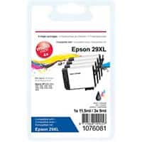 Office Depot Compatibel Inktcartridge Epson 29XL Zwart, cyaan, magenta, geel Multipack 4 Stuks