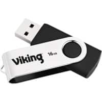 Clé USB Ativa 2.0 16 Go Argenté, noir