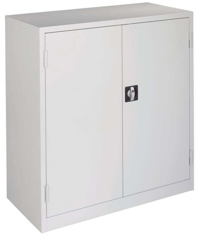 Armoire Ceha Métal 2 Étagères Verrouillable 1000 x 450 x 1060 mm Blanc