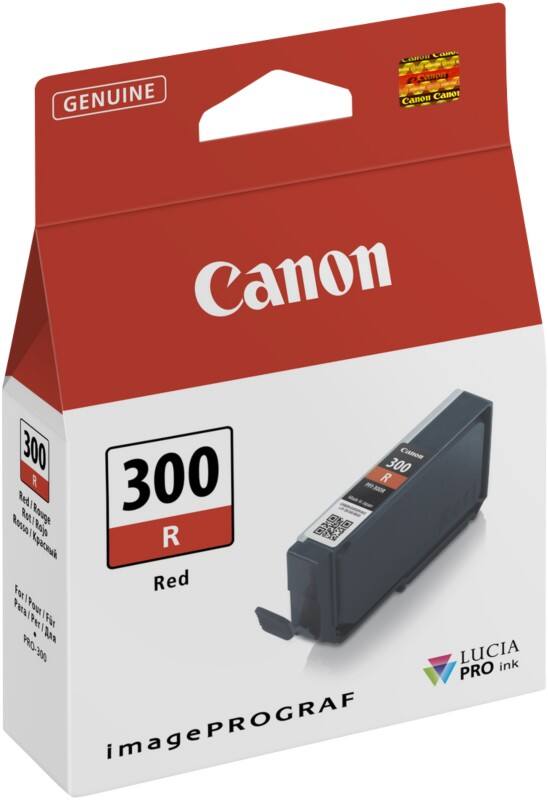 Canon PFI-300 Origineel Inktcartridge Rood