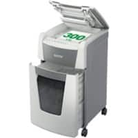 Leitz IQ Autofeed Office 300 Automatische Papierversnipperaar Microsnippers Veiligheidsniveau P-5 300 Vel Automatisch & 8 Vel Handmatig