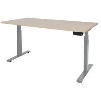 Schaffenburg Bureau Dextro Plus Lindberg Eiken 25mm Aluminium