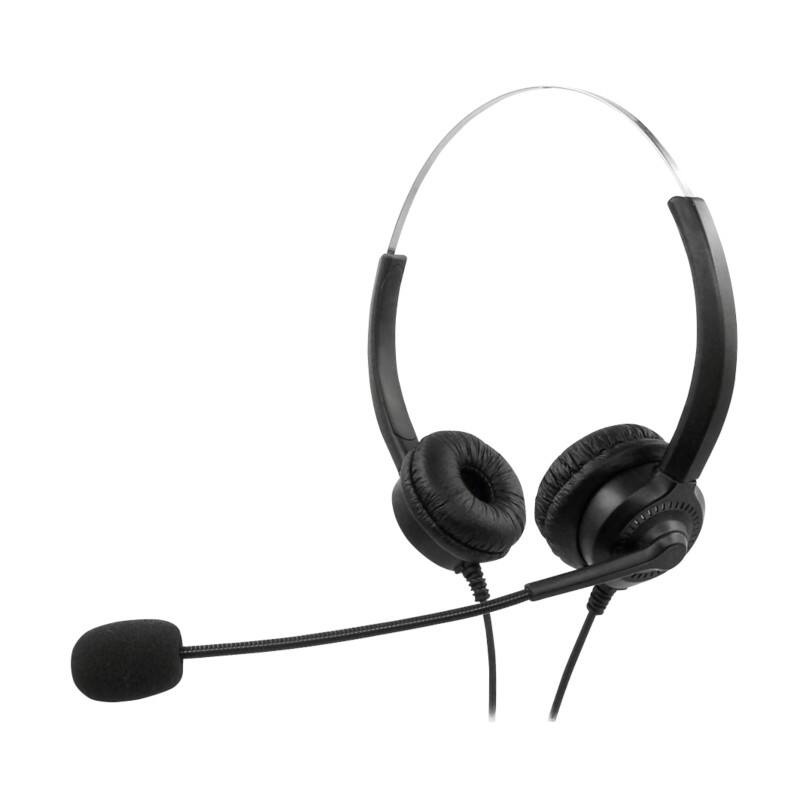 Casque MediaRange MROS304 Avec fil Par dessus l'Oreille USB Avec Microphone Stéréo Argenté, noir
