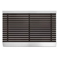 Tapis d'entrée PROFESSIONAL LINE Profi Brush Aluminium, Nylon Brun 600 x 400 mm