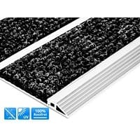 Tapis d'entrée PROFESSIONAL LINE Select Aluminium, PP Anthracite, Argenté 800 x 500 mm