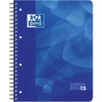 Cahier de projets Oxford A4+ Bleu Couverture poly Quadrillé 120 feuilles