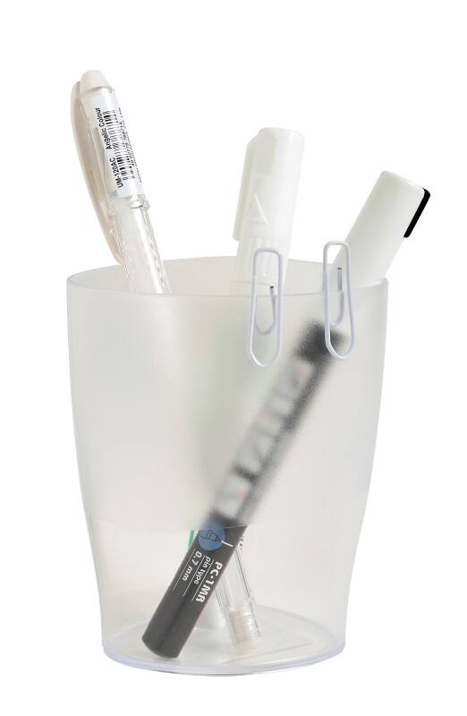 Pot à crayons Exacompta 67623D Classic Polystyrène Transparent 95 x 80 x 60 mm 10 unités