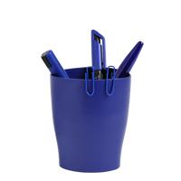 Pot à crayons Exacompta 676104D Classic Polystyrène Bleu foncé 95 x 80 x 60 mm 10 unités
