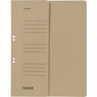 Farde à œillets Falken 6056541 A4 Gris Carton manila