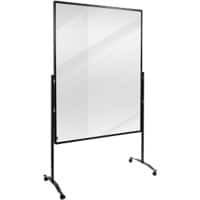 Écran de protection Legamaster Aluminium, Plexiglas 1000 (L) x 5 (P) x 1500 (H) mm Autoportant