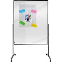 Écran de protection Legamaster Aluminium, Plexiglas 1200 (L) x 5 (P) x 1500 (H) mm Autoportant