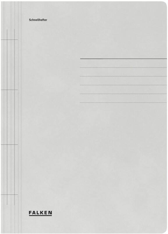 Falken Snelhechtmappen A4 grijs Karton 25 x 31 cm