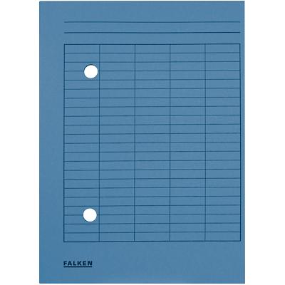 Falken Dossiermap Circulatie A4 Blauw Karton 22 x 31,8 cm 100 Stuks