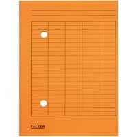 Farde perforée Falken A4 Orange Manila 22 x 31,8 cm 100 Unités