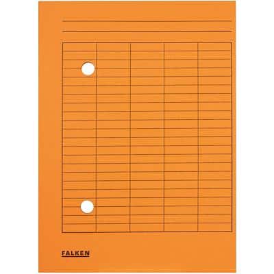 Falken Dossiermap Circulatie A4 Oranje Karton 22 x 31,8 cm 100 Stuks
