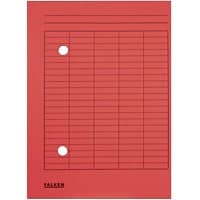 Farde perforée Falken A4 Rouge Manila 22 x 31,8 cm 100 Unités