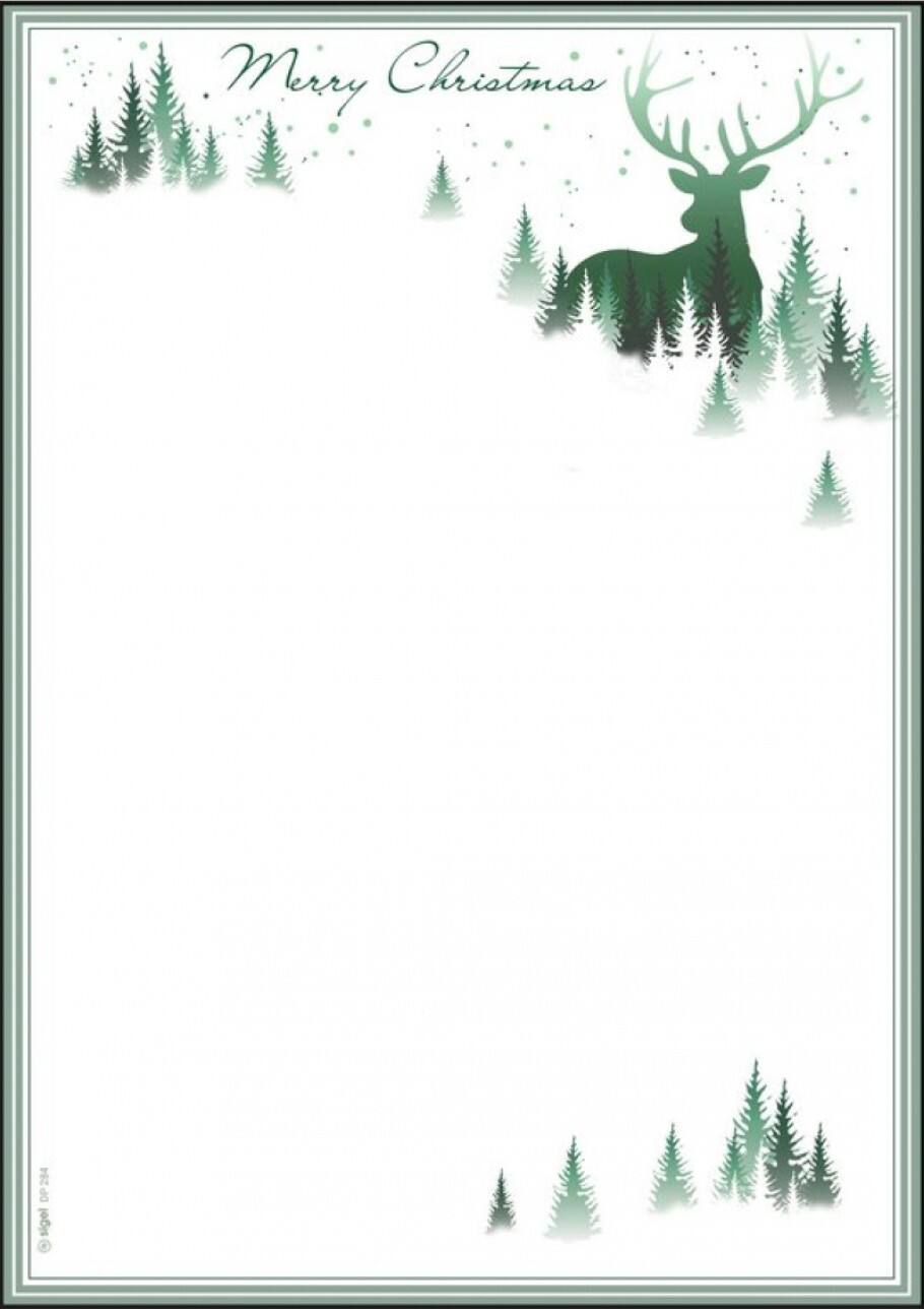 Carte de Noël Sigel Forêt A4 Assortiment de 25 Unités