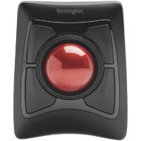 Souris trackball sans fil ergonomique Kensington Expert Dual K72359WW Optique Molette de défilement Droitier et gaucher Bluetooth / Récepteur Nano USB-A noir