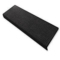 Tapis d'escalier FLOORDIREKT STEP Sisal Rectangulaire Noir