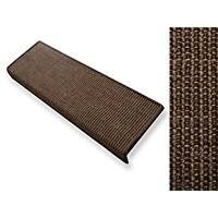 Tapis d'escalier FLOORDIREKT STEP Sylt Sisal Rectangulaire Brun foncé