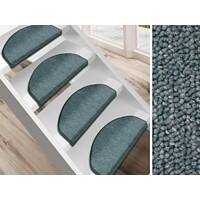 Tapis d'escalier Casa Pura London Semi-circulaire PP Vert 2 350 x 650 mm