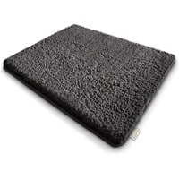 Tapis de bain Sky Polyester, microfibre Gris foncé 600 x 500 mm