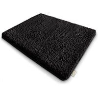 Tapis de bain Sky Polyester, microfibre Noir 1000 x 600 mm
