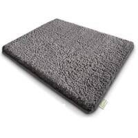 Tapis de bain Sky Polyester, microfibre Gris, argenté 800 x 500 mm