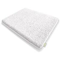 Tapis de bain Sky Polyester, microfibre Blanc 600 x 500 mm